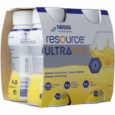 Resource Ultra Fruit Ananas 4 bt 200ml
