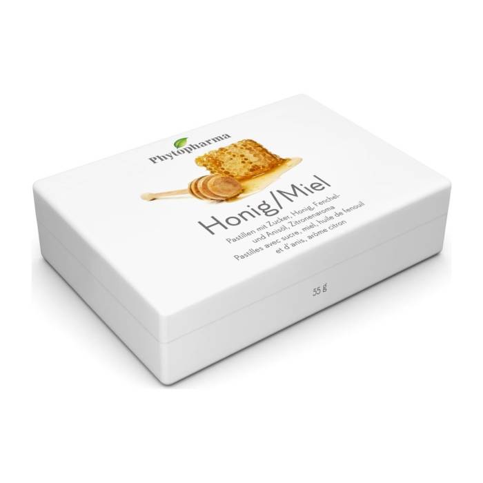 PHYTOPHARMA Miel Pastilles 40 pièces PHYTOPHARMA Miel Pastilles 40 pièces
