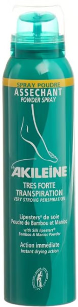 AKILEINE® Vert Poudre pour les pieds Spray 150ml AKILEINE® Vert Poudre pour les pieds Spray 150ml