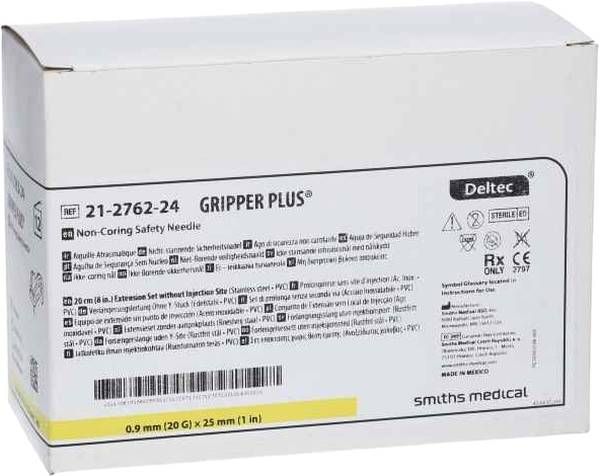 Aiguille GRIPPER PLUS 20G 0.9x25mm 12 pièces