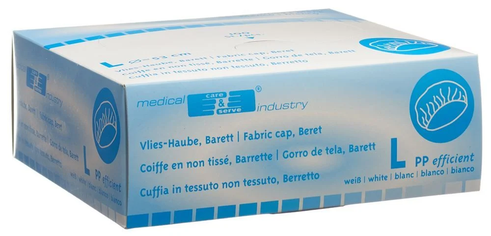 ZVG Housses en non-tissé L blanc 100 pièces