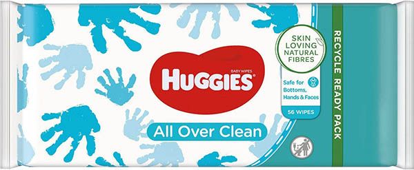 HUGGIES Lingettes humides All Over Clean 56 pièces