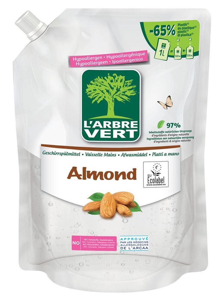 L'ARBRE VERT Recharge lave-vaisselle Amande (n) 1lt