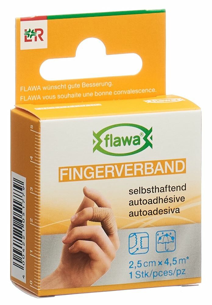 Flawa bandage doigt auto-adhésif 2.5cmx4.5m couleur chair Flawa bandage doigt auto-adhésif 2.5cmx4.5m couleur chair