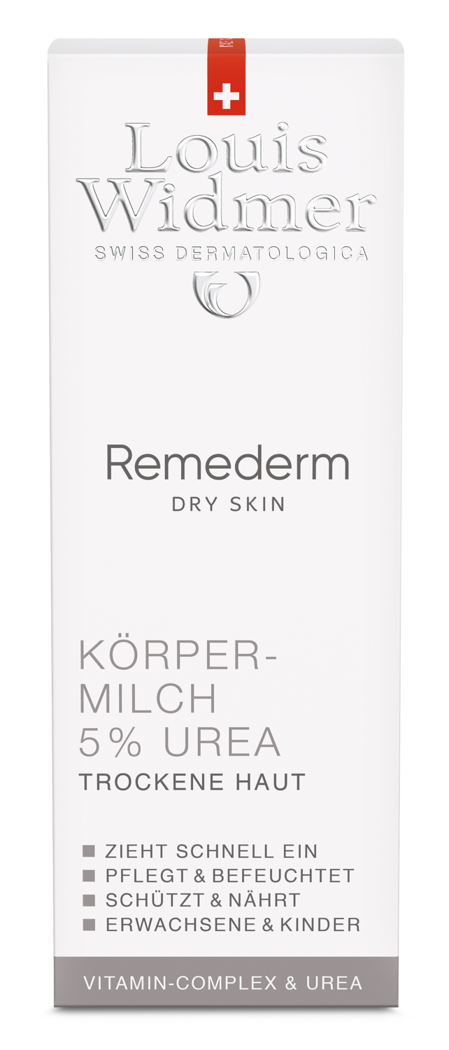 Louis Widmer Remederm Lait corporel 5% 200ml + Huile de douche 50ml