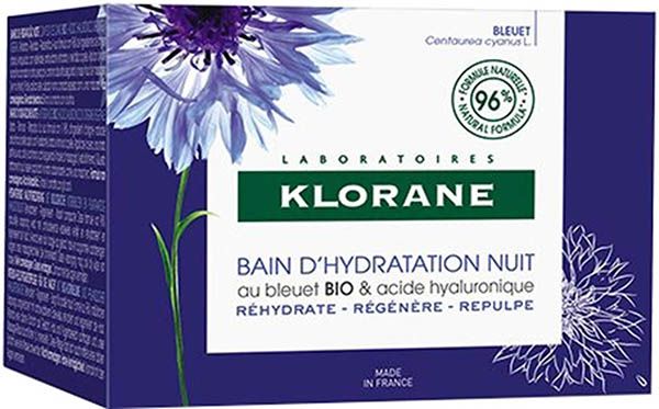 Klorane Bleuet Bio Soin Hydratant de Nuit 50ml