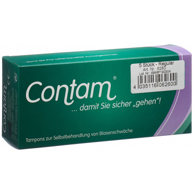 Tampon vaginal Contam® 33mm Extra 5 pièces
