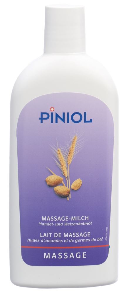 Piniol Lait de massage à l'huile d'amande et de germe de blé 250ml