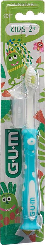 Brosse à dents GUM Kids 2-6 ans turquoise Brosse à dents GUM Kids 2-6 ans turquoise