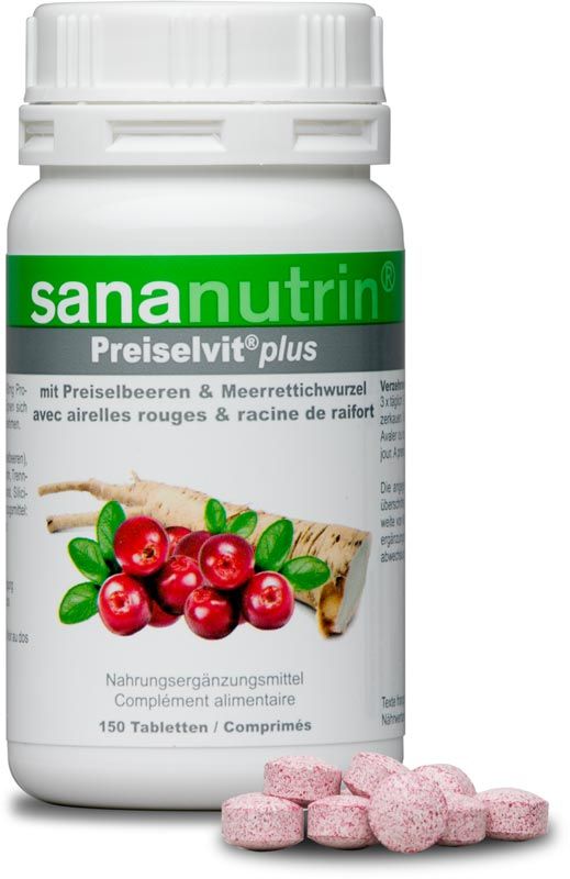 sananutrin® Preiselvit plus comprimés 150 pièces sananutrin® Preiselvit plus comprimés 150 pièces