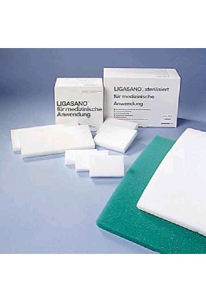 LIGASANO Plaques de mousse 59x49x1cm non stériles blanches 14 pièces