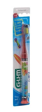Brosse à dents GUM Junior Light-Up rouge Brosse à dents GUM Junior Light-Up rouge