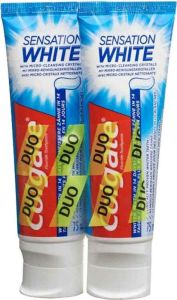Dentifrice Colgate Sensation White Duo 2 x 75 ml