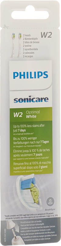 Philips Sonicare OptimalWhite Soutien-gorge HX6062/10 2 pièces Philips Sonicare OptimalWhite Soutien-gorge HX6062/10 2 pièces