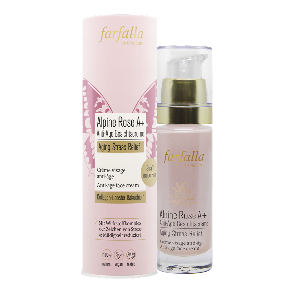 FARFALLA Crème Rose Alpine A+ pour le visage Fl 30ml FARFALLA Crème Rose Alpine A+ pour le visage Fl 30ml