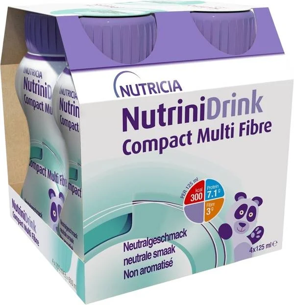 NUTRINI Drink Compact Multi Fibre Chocolat 4 x 125 ml