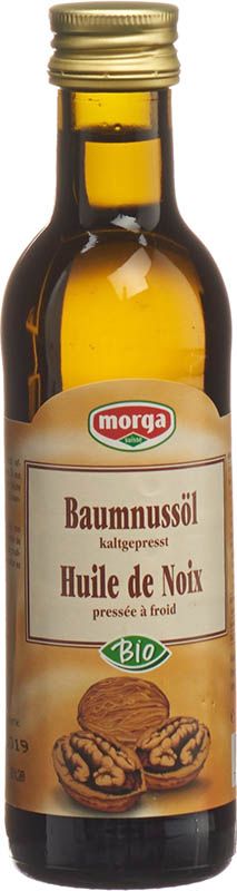 MORGA Huile de noix pressée à froid Bio Fl 1.5dl MORGA Huile de noix pressée à froid Bio Fl 1.5dl