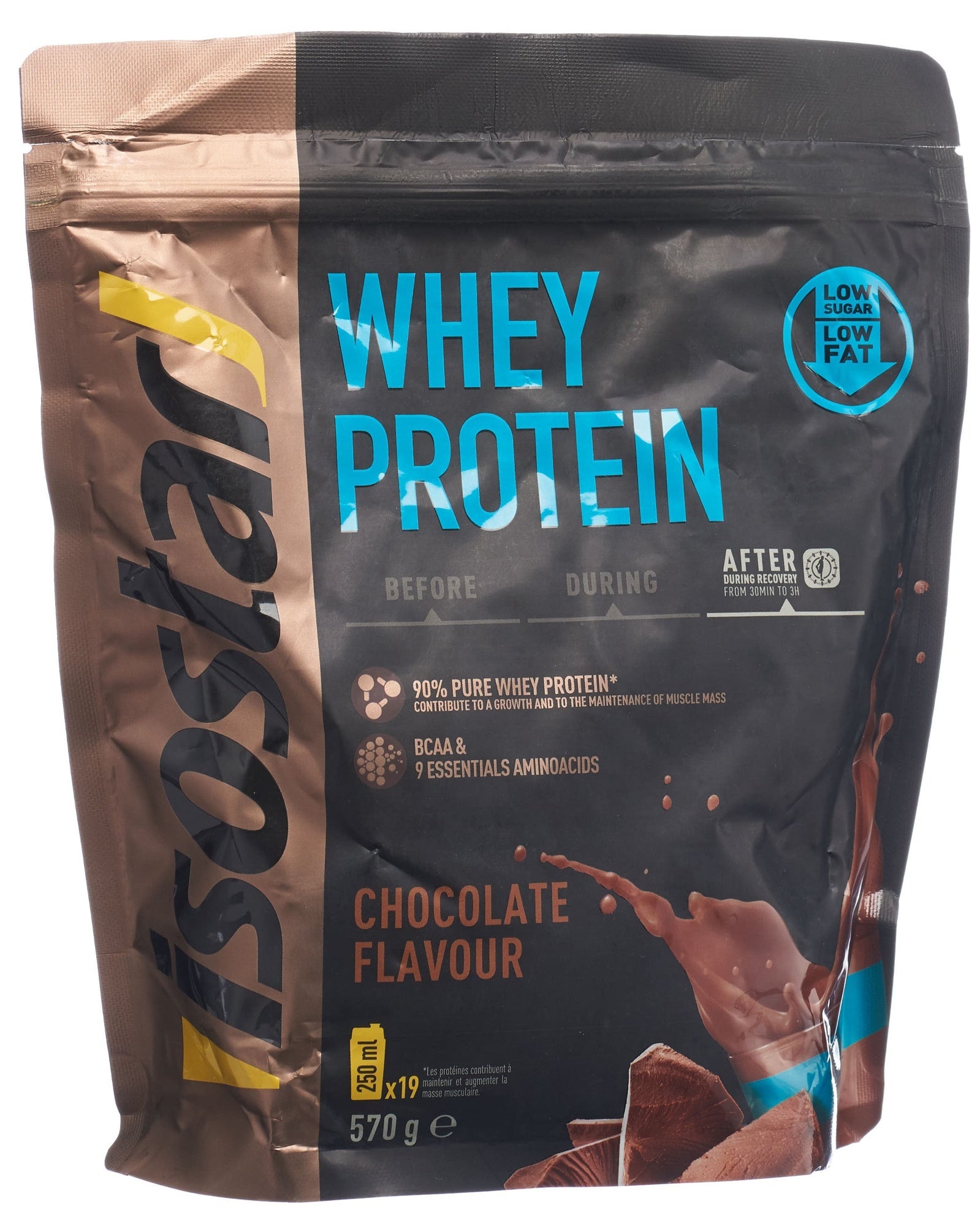 Isostar Whey Protein Plv chocolat Btl 570g Isostar Whey Protein Plv chocolat Btl 570g