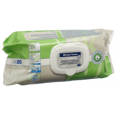 Mikrobac Tissues 80 pièces