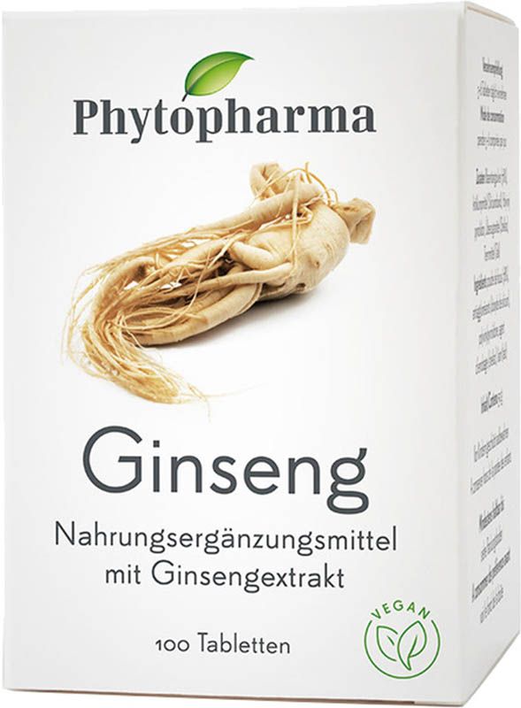 Phytopharma ginseng en comprimés 100 pièces