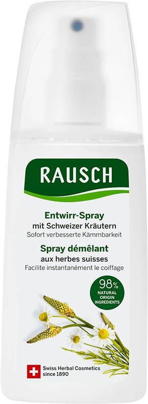 RAUSCH Spray démêlant aux herbes suisses 100ml RAUSCH Spray démêlant aux herbes suisses 100ml