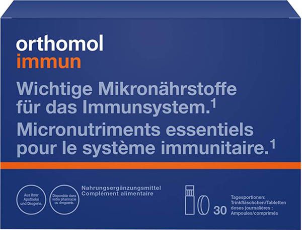 Orthomol Immun ampoules buvables 30 pièces Orthomol Immun ampoules buvables 30 pièces
