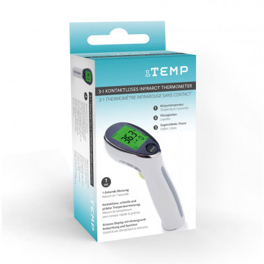 1TEMP Thermomètre 3en1 infrarouge sans contact 1 seconde