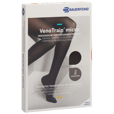 VENOTRAIN MICRO A-D KKL2 M normal/long pointe du pied fermée noir 1 paire
