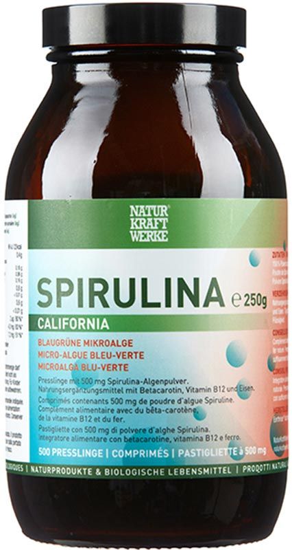 NATURKRAFTWERKE Spiruline Californl Pressl 500 pièces NATURKRAFTWERKE Spiruline Californl Pressl 500 pièces