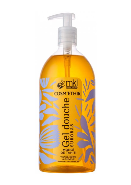 Gel douche MKL Green Nature au monoï de Tahiti bio, 1 000 ml