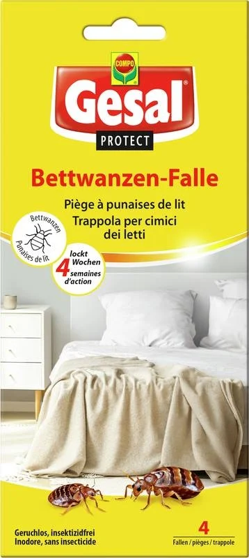 GESAL PROTECT Piège à punaises de lit 2 x 2 pièces