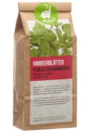 Dixa Feuilles de framboisier DAC BIO coupées 70g Dixa Feuilles de framboisier DAC BIO coupées 70g
