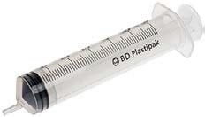 Seringue BD Plastipak 50/60ml Luer 3 pièces excentrique 60 pièces