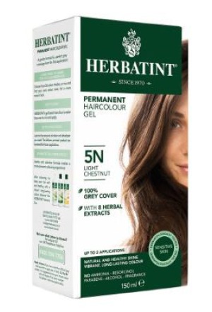HERBATINT Gel colorant pour cheveux 5N Br Brûlure de châtaigne claire 150ml HERBATINT Gel colorant pour cheveux 5N Br Brûlure de châtaigne claire 150ml