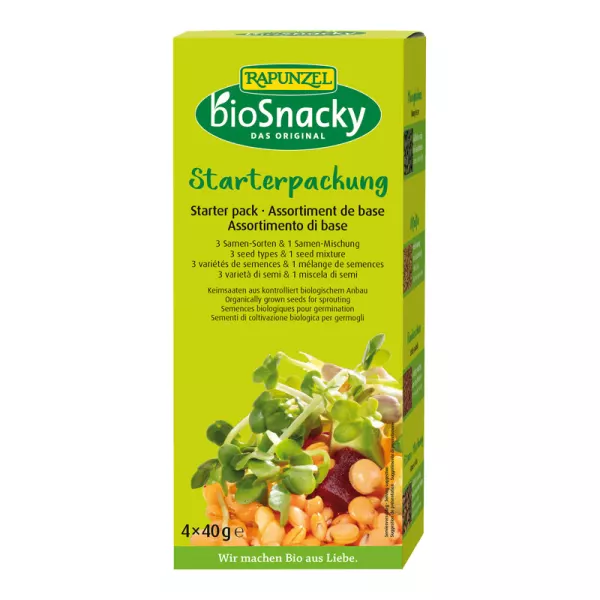 bioSnacky paquet de démarrage 4 x 40g