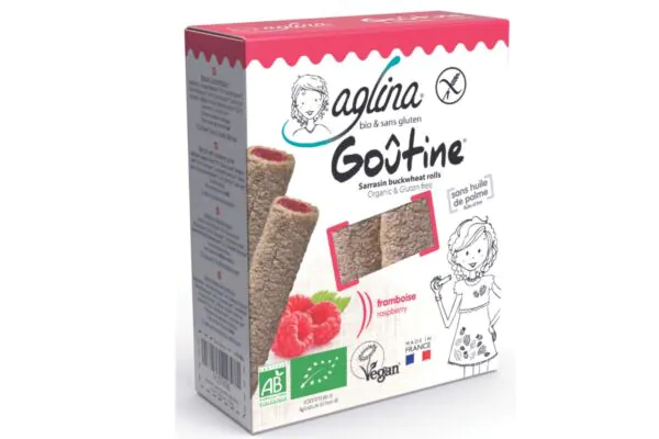 AGLINA Goûtine Framboise Bio 125 g