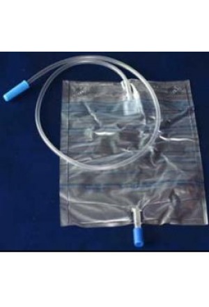 Gribi Pharmaplast poche urine 2.0l/90cm fermeture éclair+vidange