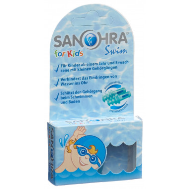 SANOHRA SWIM Bouchons d'oreilles enfants 2 pièces SANOHRA SWIM Bouchons d'oreilles enfants 2 pièces