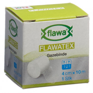 Bande de gaze Flawa Flawatex 4cmx10m non élastique
