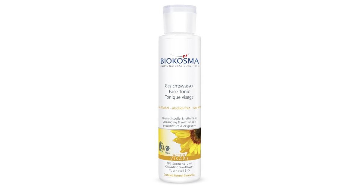 BIOKOSMA Active tonique visage flacon 150 ml
