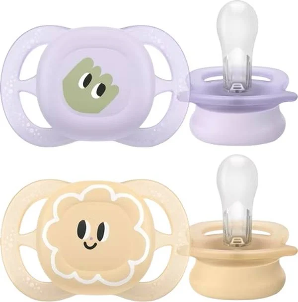 PHILIPS AVENT Sucette Ultra Start 0-2M Déco 2 pièces