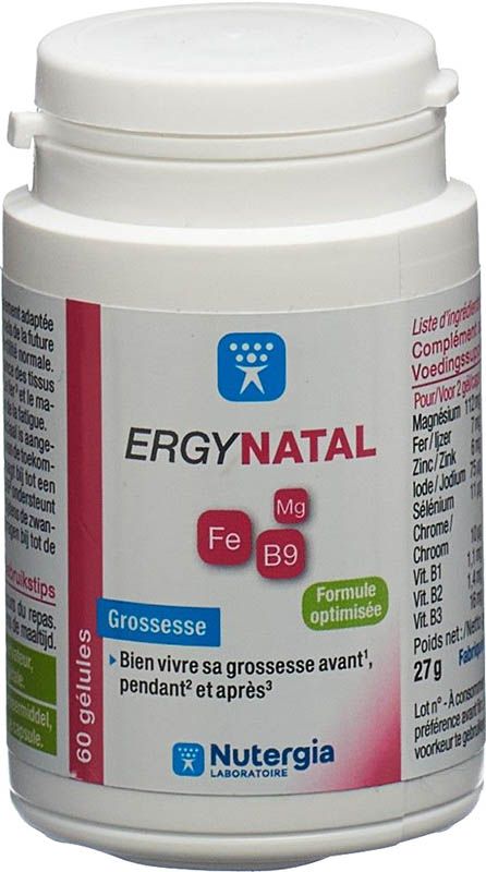 Nutergia Ergynatal Gélules 60 pièces