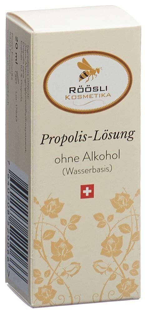 Röösli Propolis solution sans alcool 20ml Röösli Propolis solution sans alcool 20ml