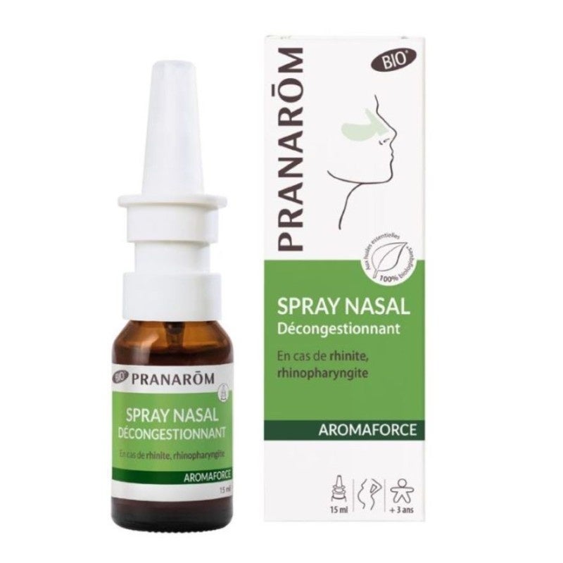 PRANAROM Allergoforce spray nasal décongestionnant bio 15ml PRANAROM Allergoforce spray nasal décongestionnant bio 15ml