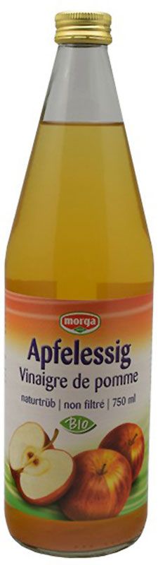 Morga Vinaigre de cidre bio trouble naturel Fl 7.5dl Morga Vinaigre de cidre bio trouble naturel Fl 7.5dl