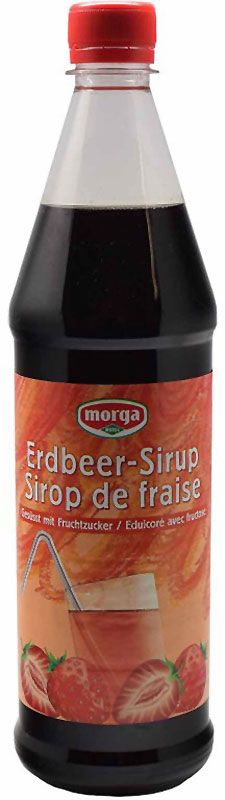 Morga Sirop de fraise avec fructose Petfl 7.5dl Morga Sirop de fraise avec fructose Petfl 7.5dl