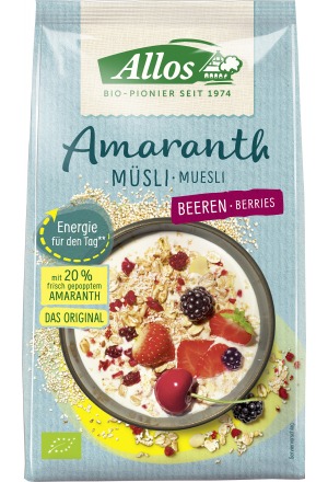 ALLOS Muesli à l'amarante et aux baies 375g