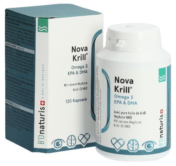 NOVAKRILL NKO capsules d'huile de krill 500mg 120 pièces