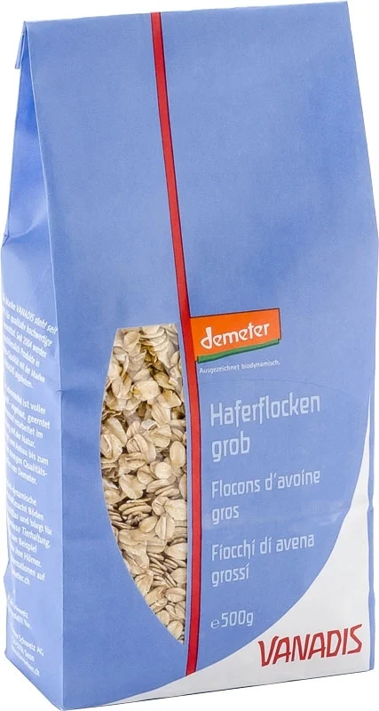 Vanadis Flocons d'avoine grossiers 500g