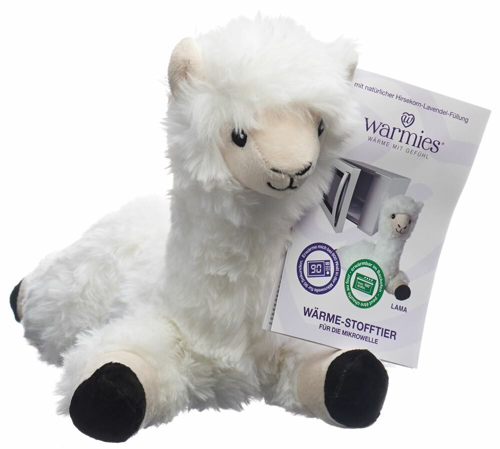 Warmies peluche chauffante Lama remplissage lavande removable pack Warmies peluche chauffante Lama remplissage lavande removable pack